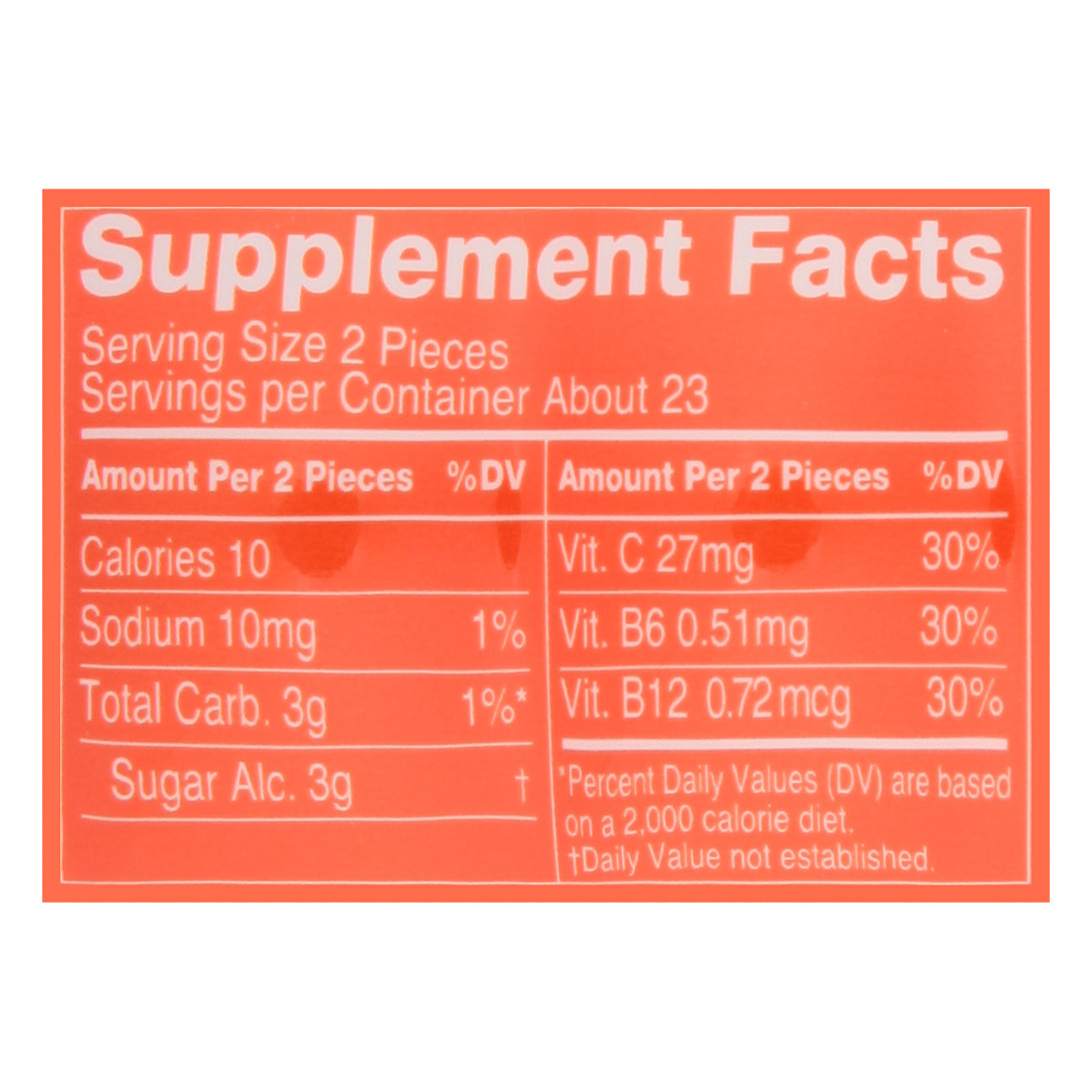 Mentos Sugarfree Citrus Gum with Vitamins 45 ea