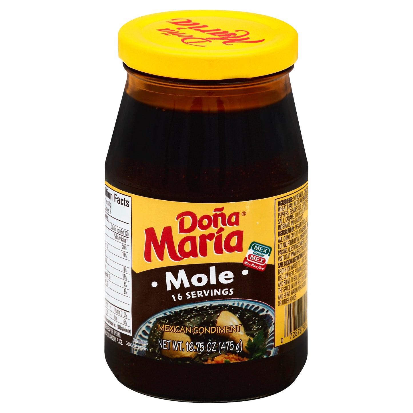 Mole Doña María 16.75 onzas