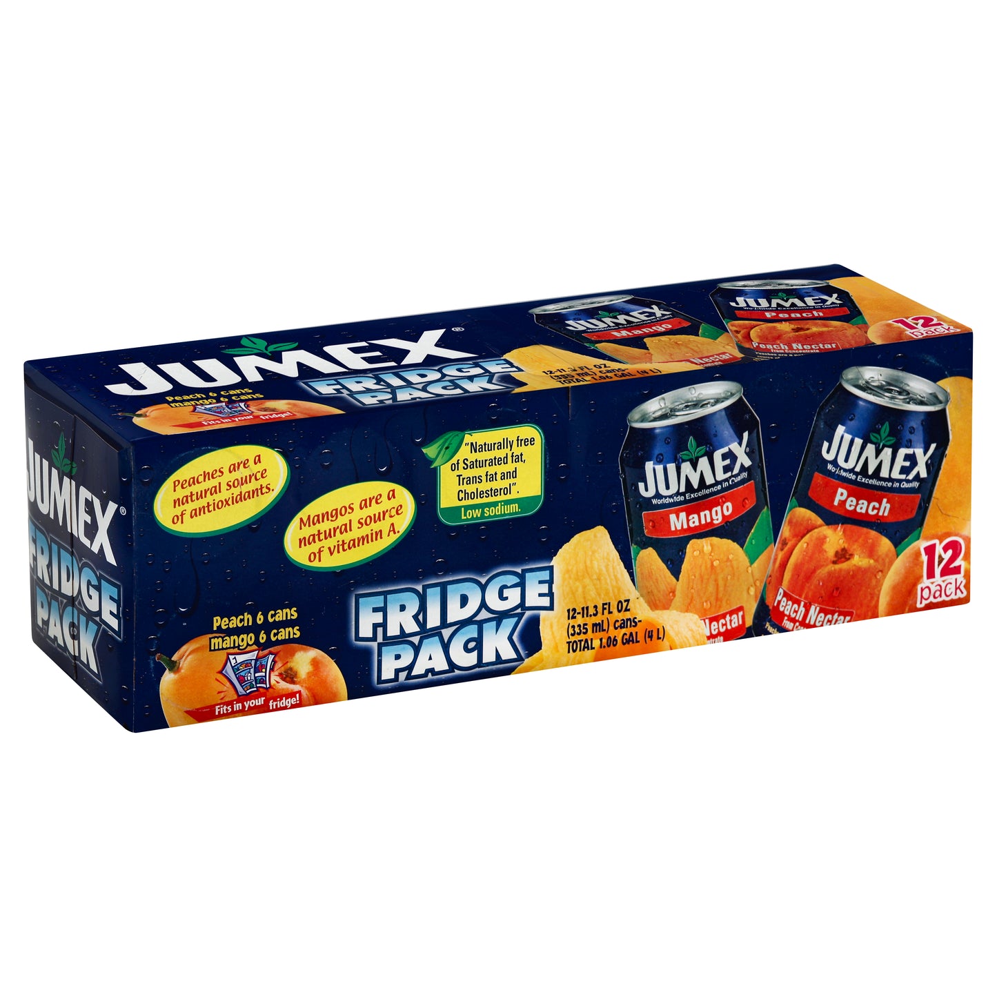 Néctar Jumex 12 unidades - Melocotón 6 latas Mango 6 latas