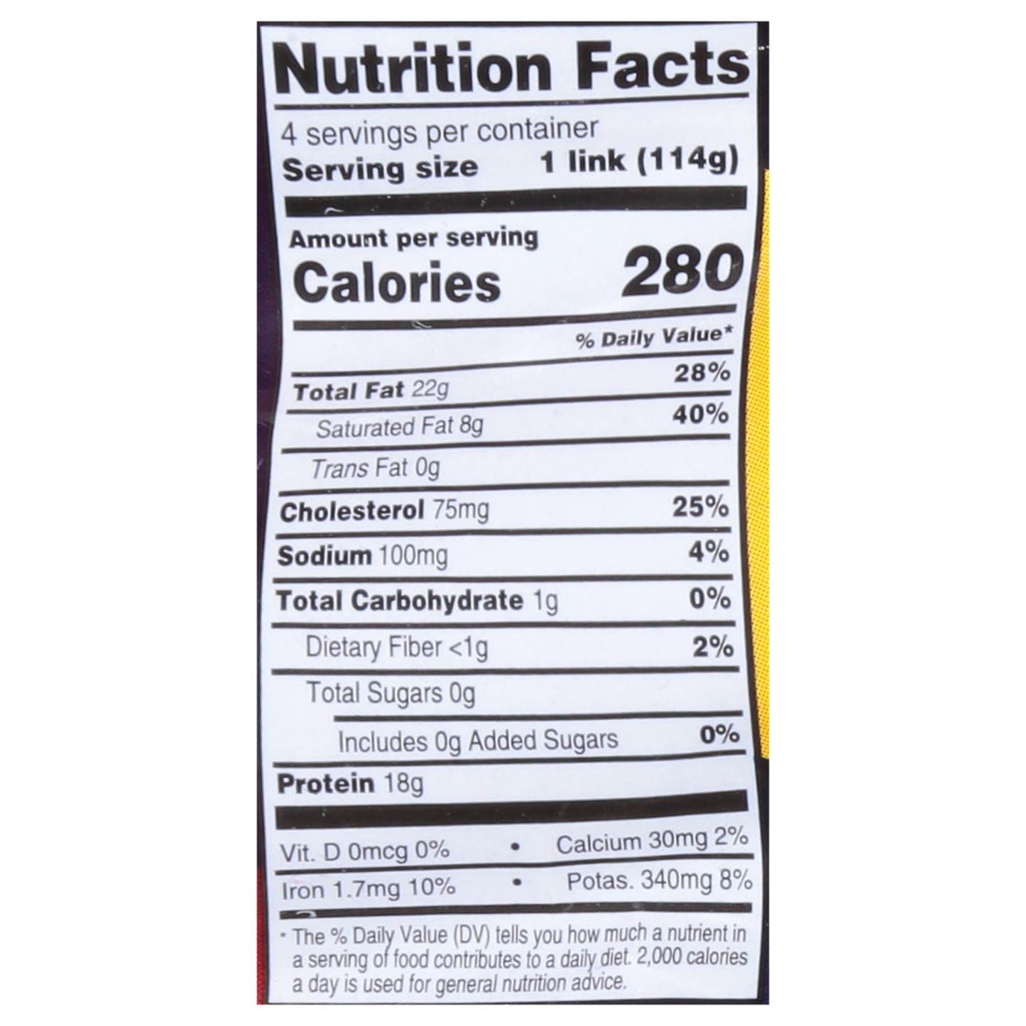 De Mi Tierra Chorizo Colombiano Brand Sausages 16 oz