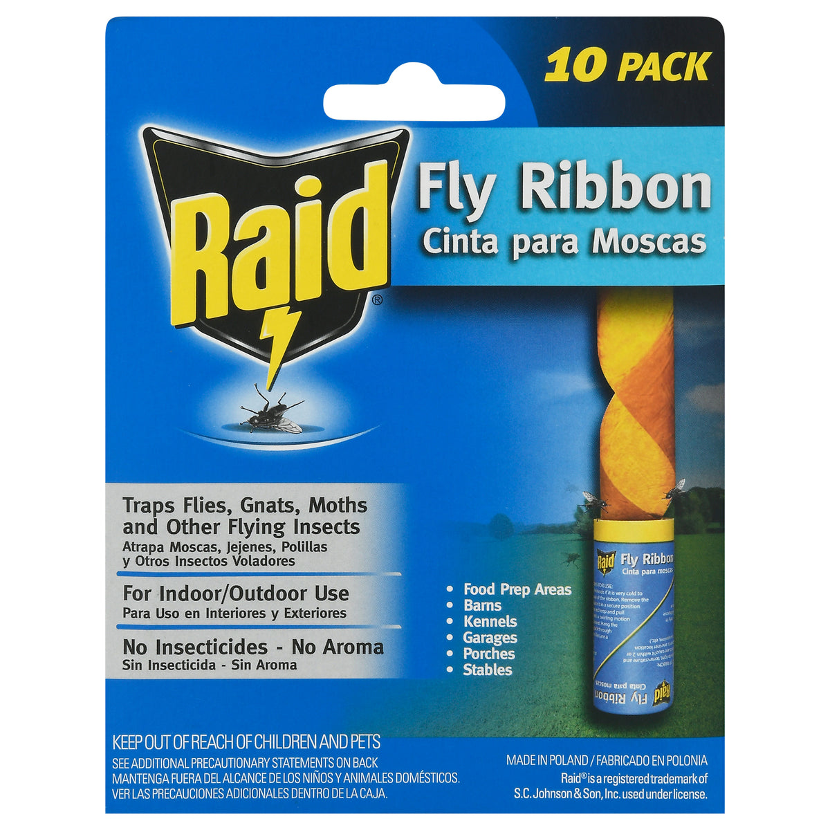 Raid Fly Ribbon 10 ea