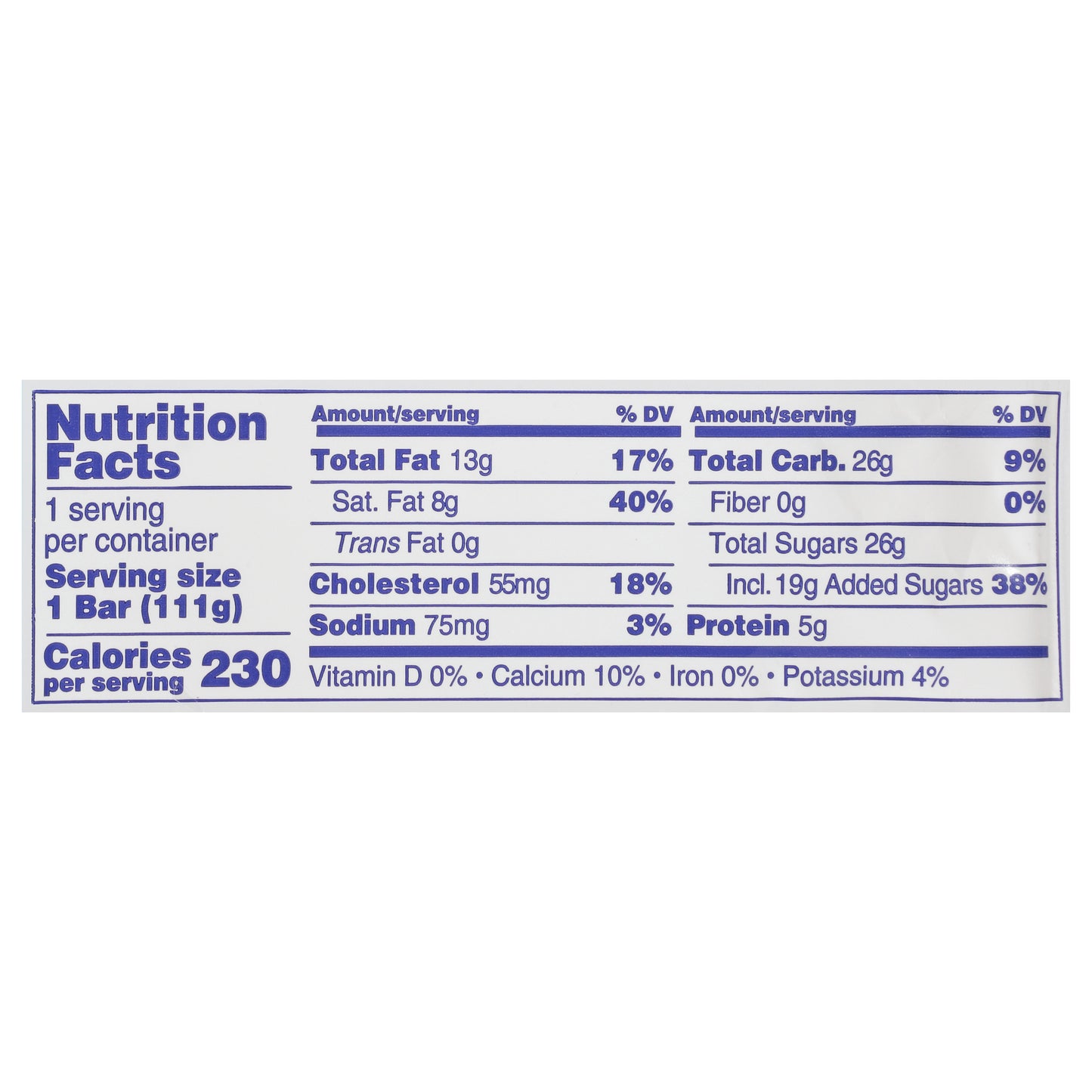 Barra de helado de coco premium Helados México 3.75 onzas líquidas