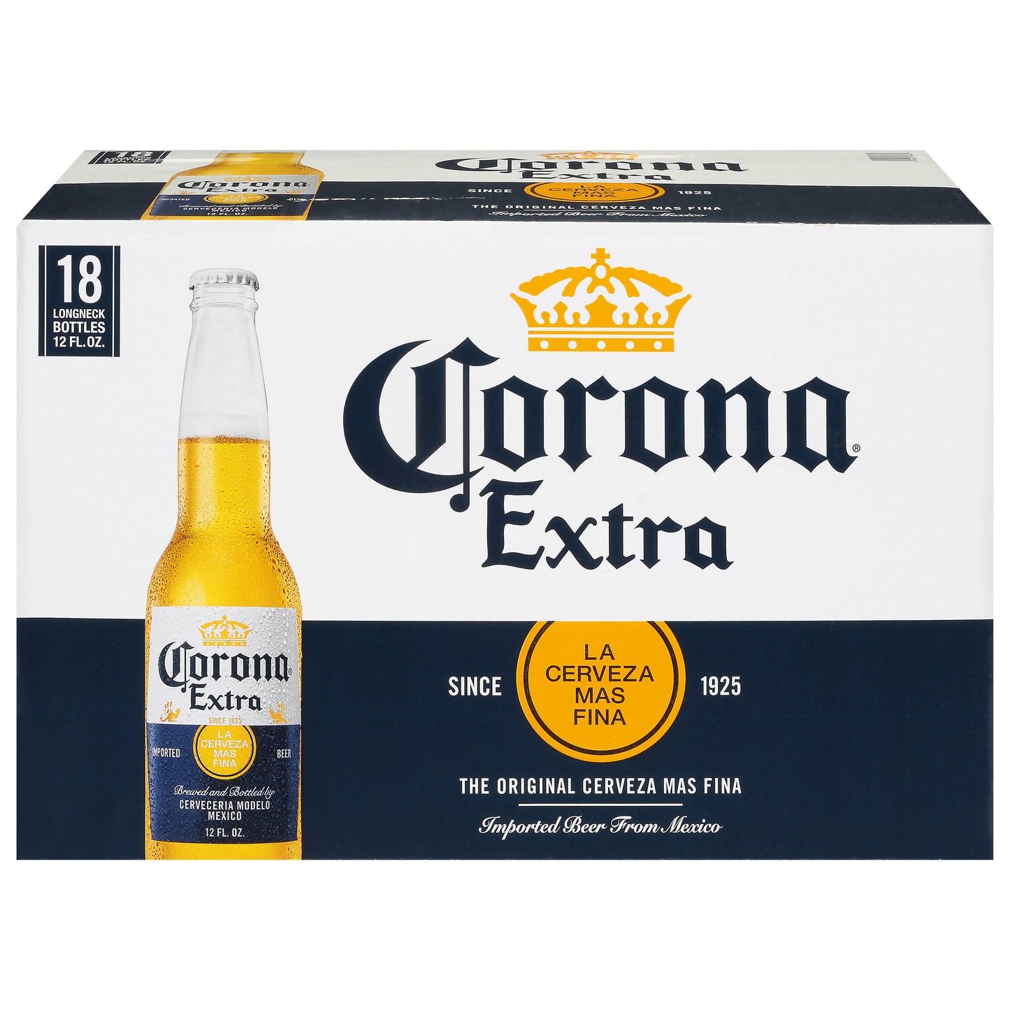 Botella de cerveza Corona Extra 18 unidades