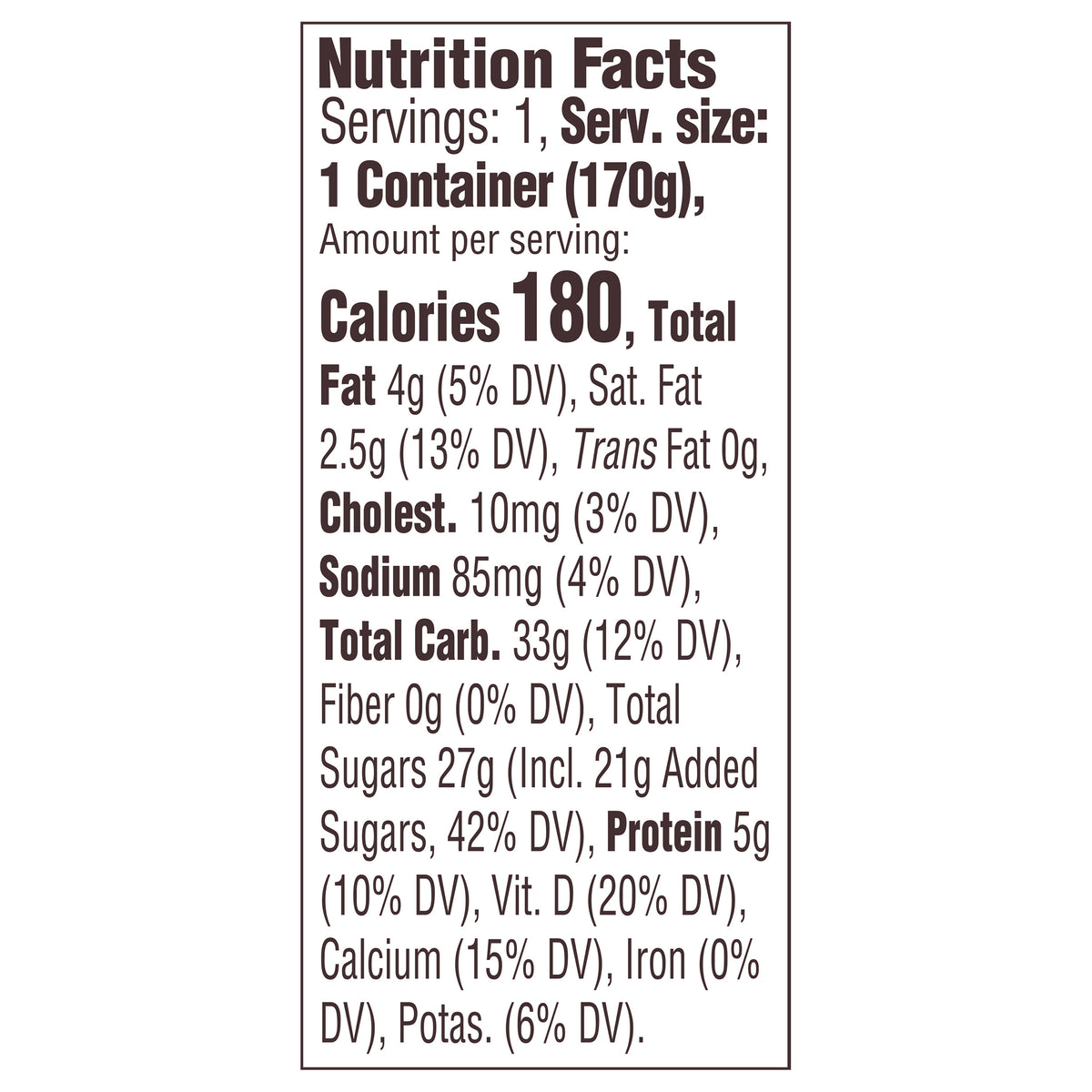 YoCrunch Strawberry Low Fat Yogurt with Mini M&Ms(R), 6 OZ Yogurt Cup