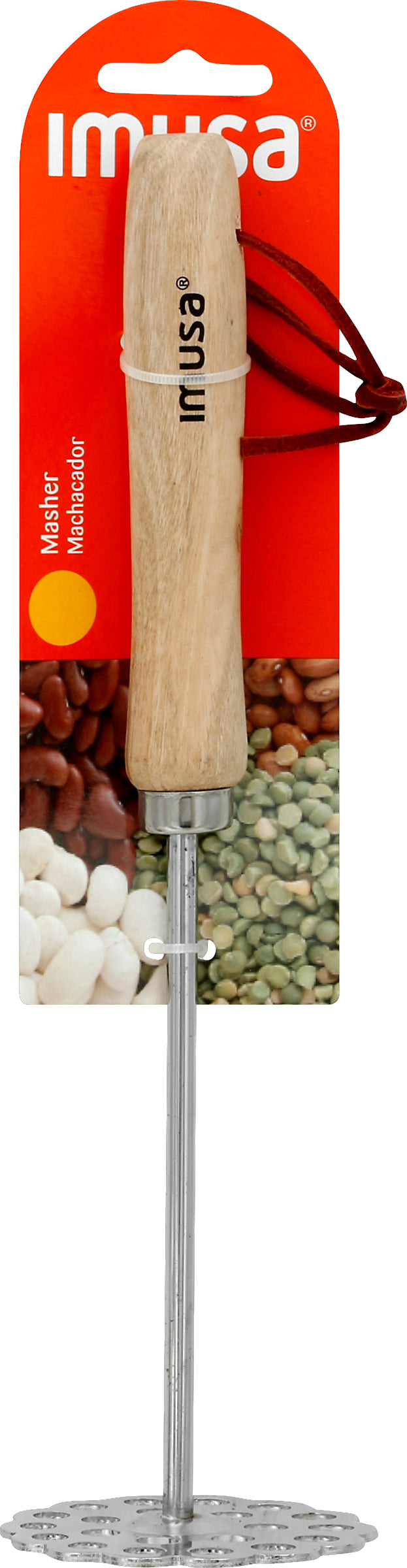 Imusa IMUSA MASADOR DE OLLAS METAL/MADERA 1 UNIDAD