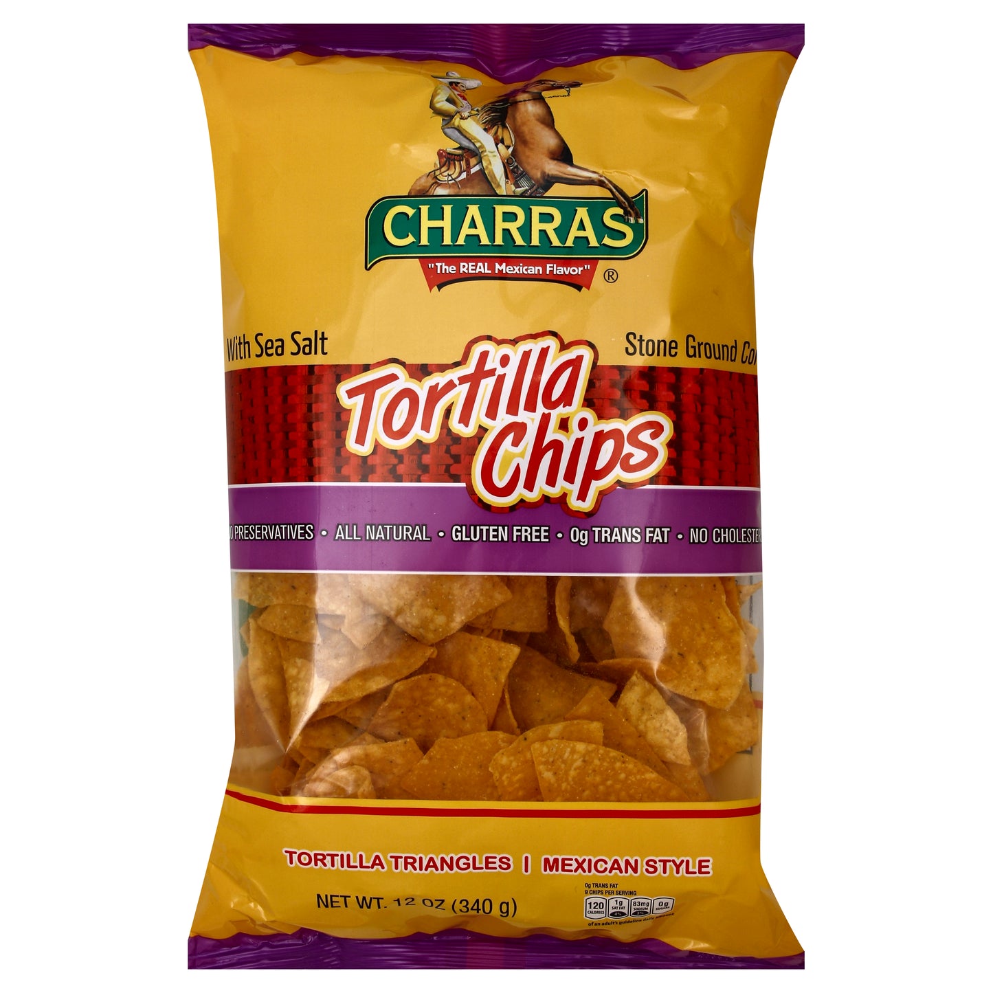 Charras Tortilla Chips 12 oz