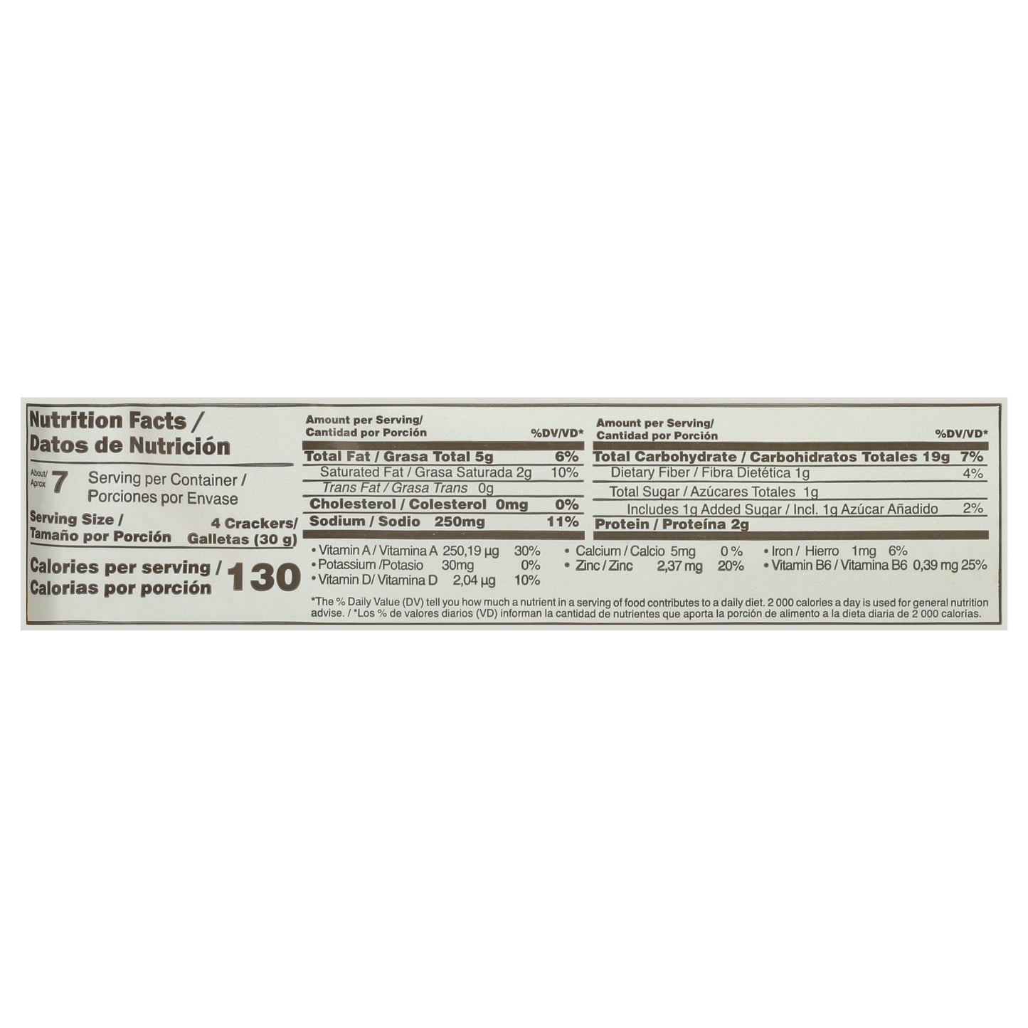 Saltin Butter Flavor Cheese Cracker 2 ea