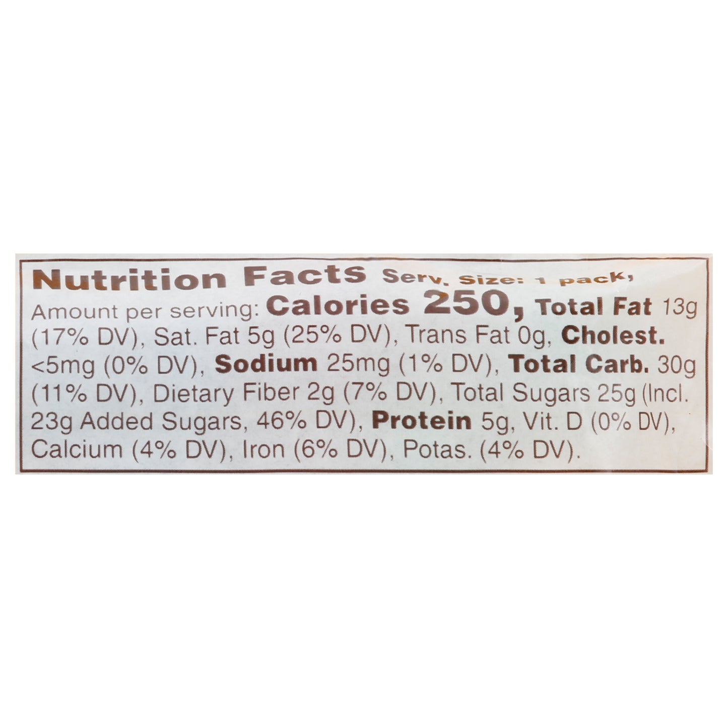 Paquete de 1.74 oz de caramelos de chocolate con cacahuete M&M's