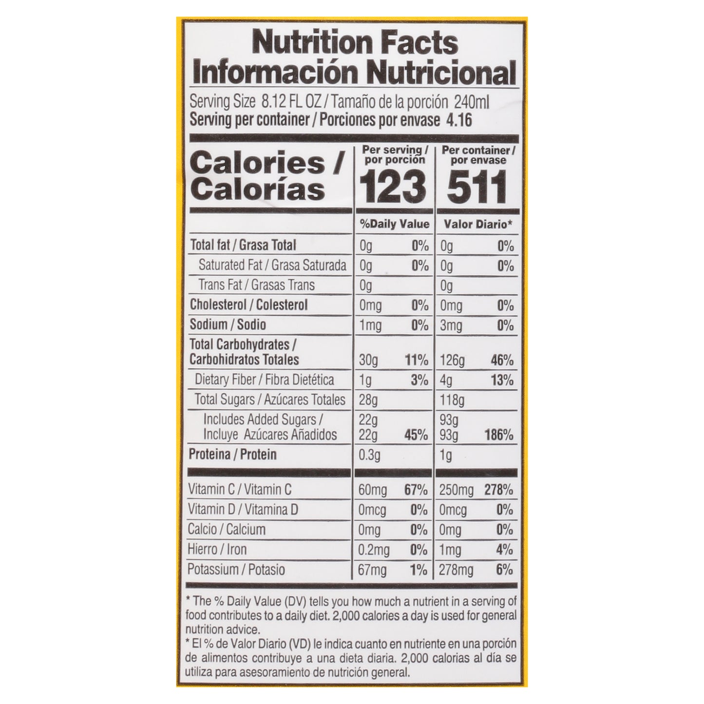 Del Frutal Jugo de Néctar de Piña 33.8 fl oz