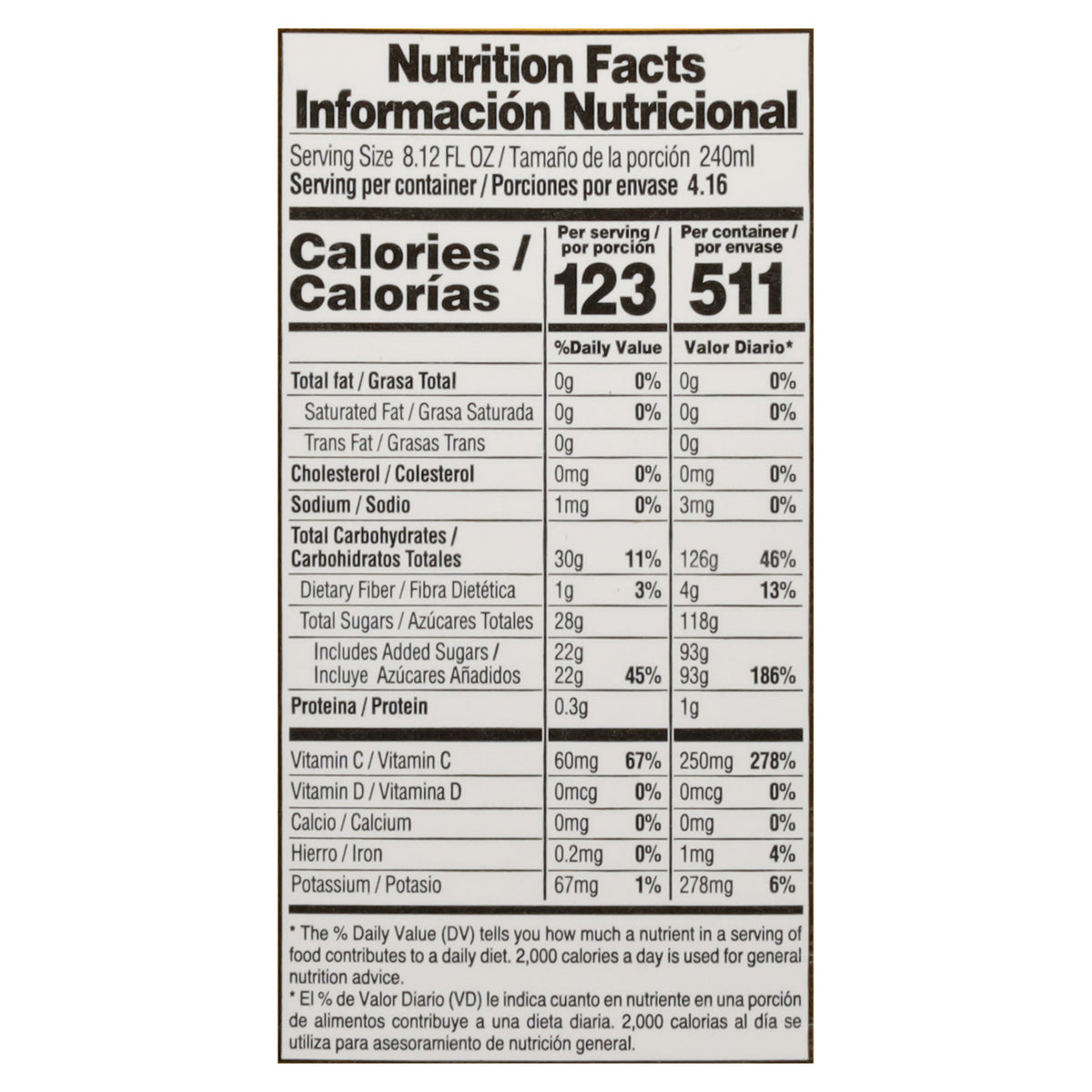Natura's Pineapple Nectar from Concentrate 33.8 fl oz