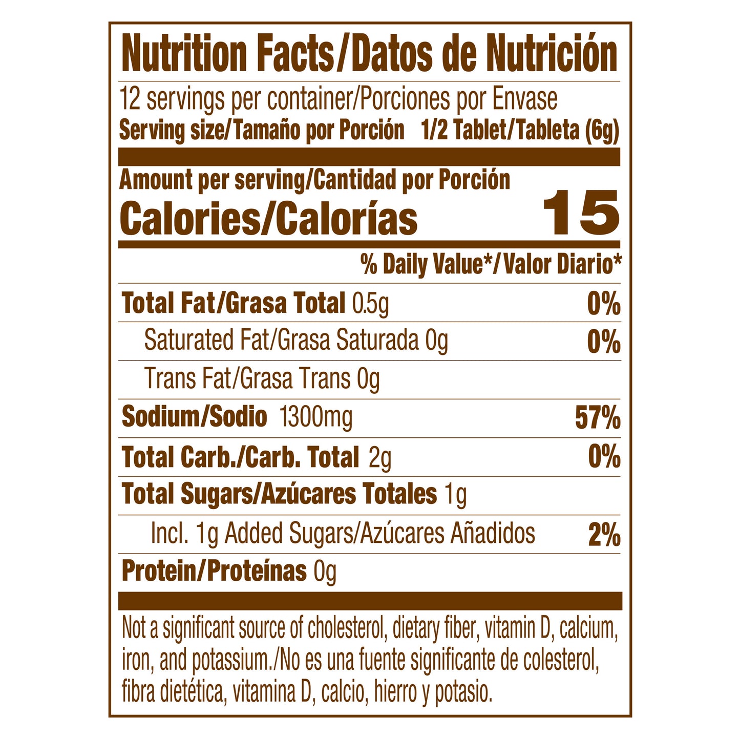Tabletas de caldo de res Maggi, 6 unidades de 65 g (2.32 oz)