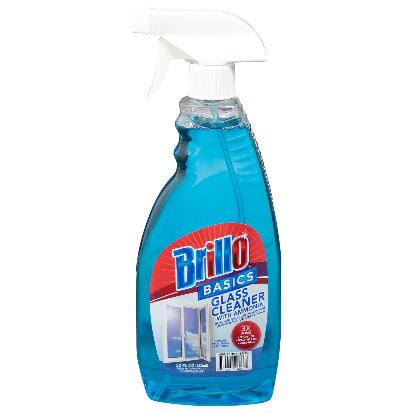 Brillo Basics Glass Cleaner with Ammonia 22 fl oz