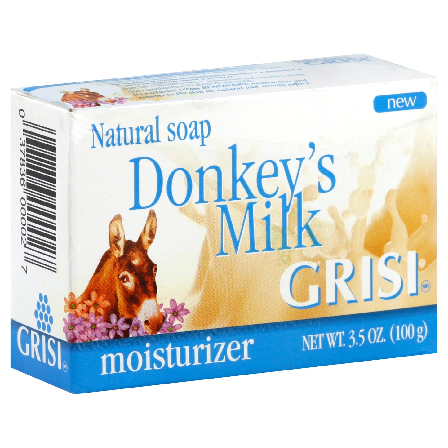 Jabón natural Grisi 3.5 oz - Leche de burra