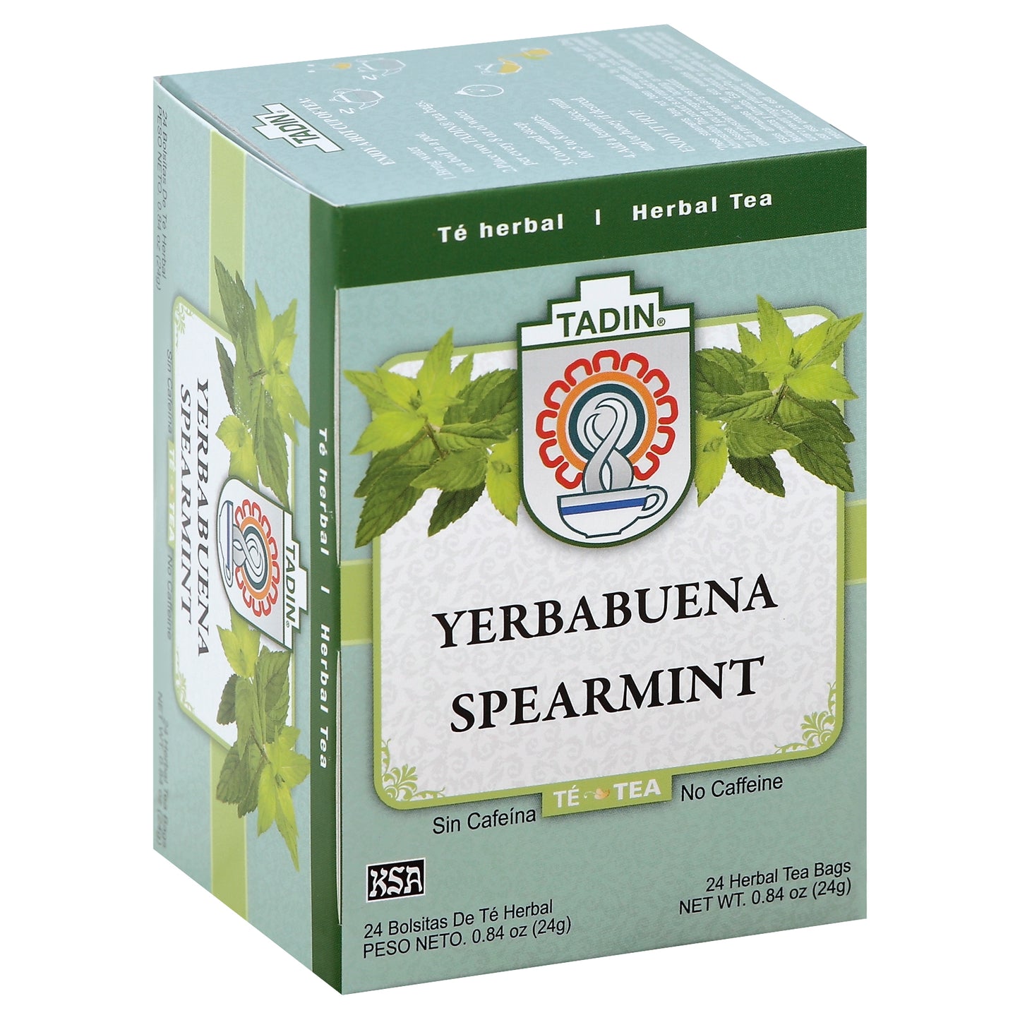 Tadin Herbal Tea 24 ea - SPEARMINT