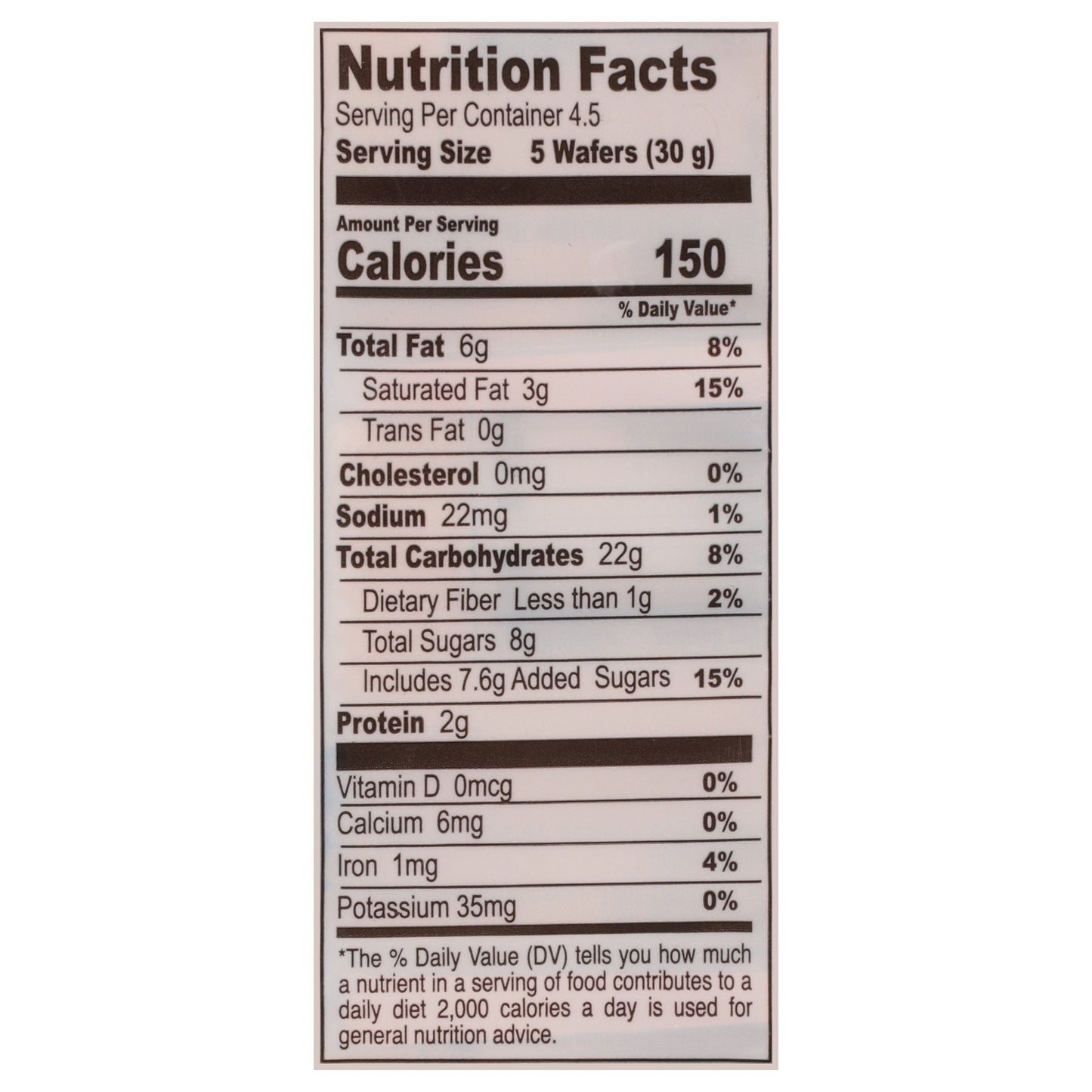 Diana Picnic Vanilla Sugar Wafers 8 - 0.60 oz Packs