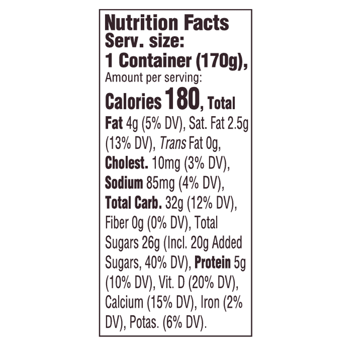 YoCrunch Vanilla Low Fat Yogurt with Mini M&Ms(R), 6 OZ Yogurt Cup