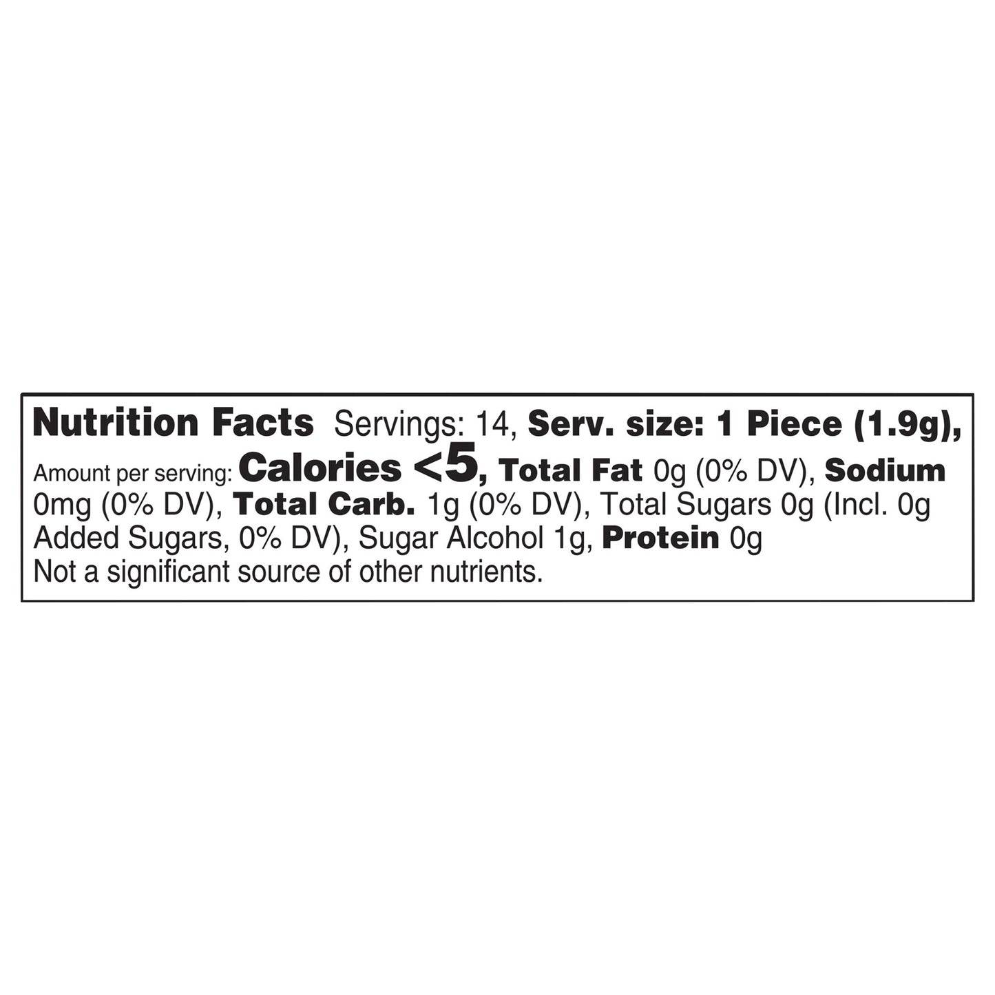 ORBIT Gum Strawberry Sugar Free Chewing Gum, Single Pack, 14 Piece