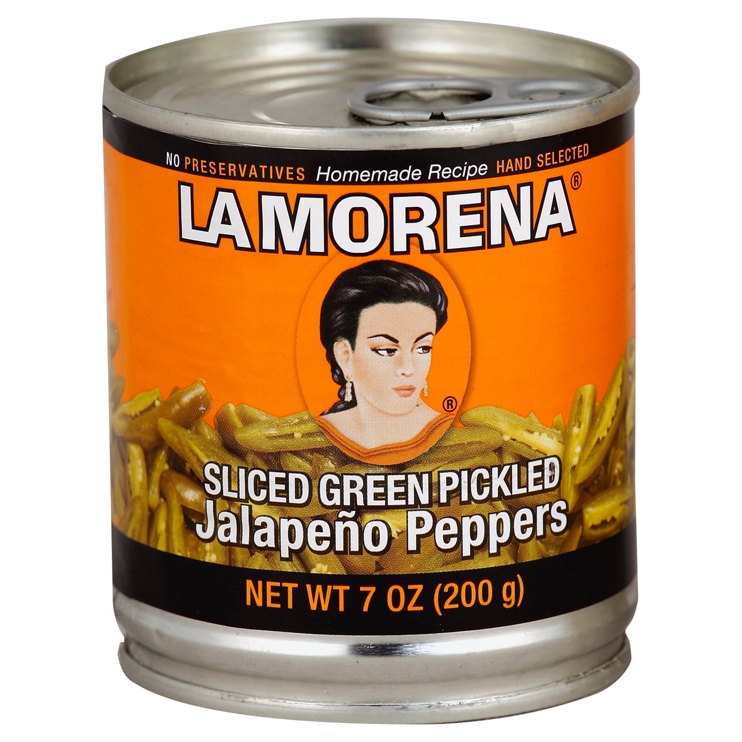 Pimientos jalapeños La Morena de 7 oz - Rebanados