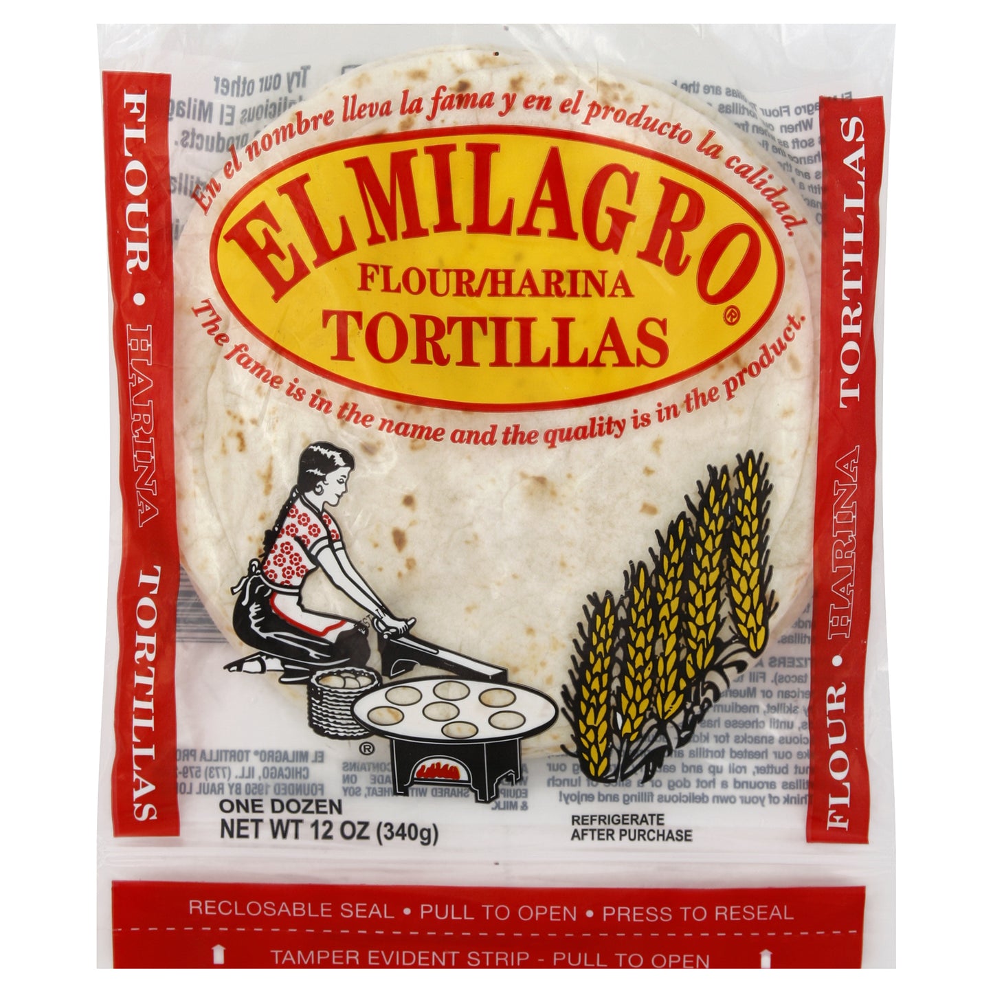 Tortillas El Milagro 1 unidad