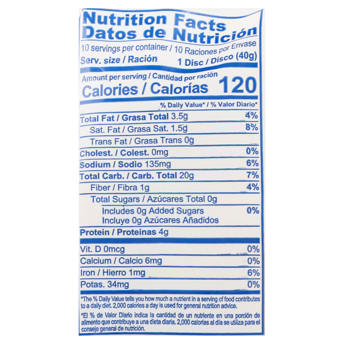 Goya Empanadas Discos 10 unidades