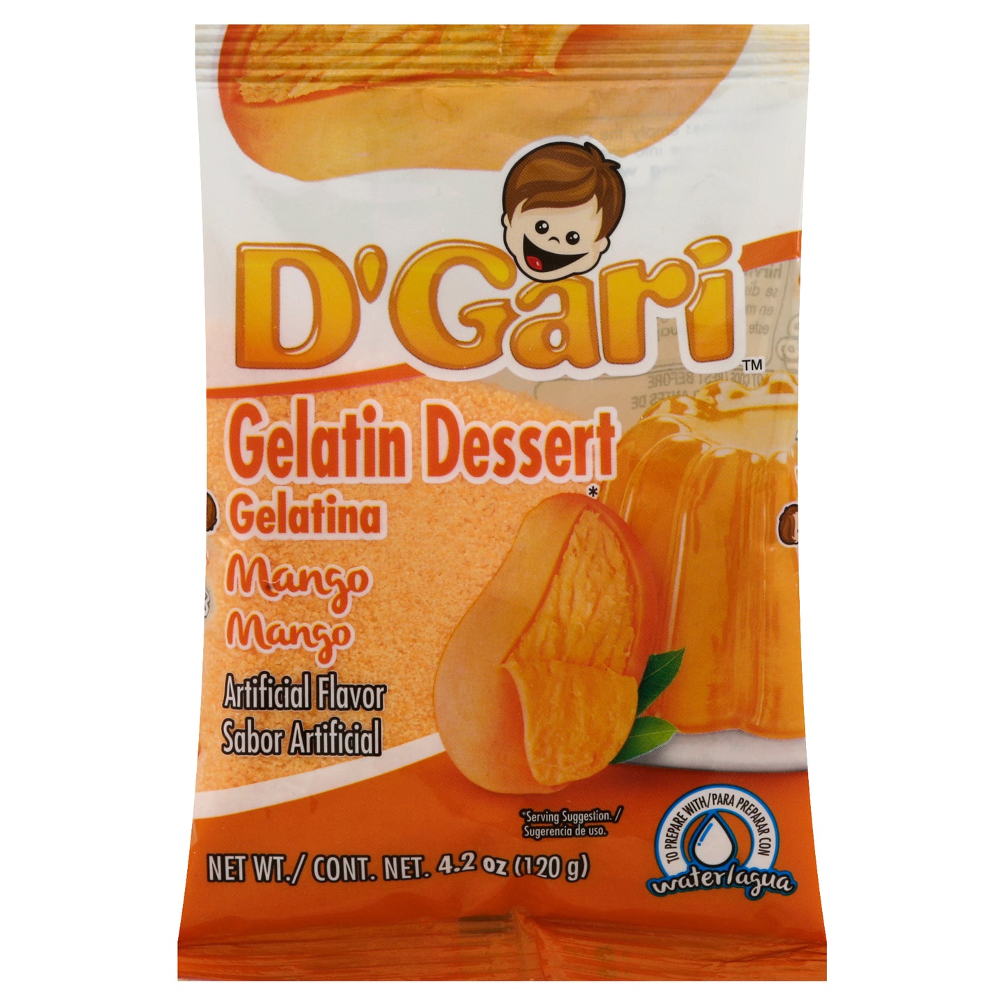 D'Gari Mango Gelatin Dessert 4.2 oz