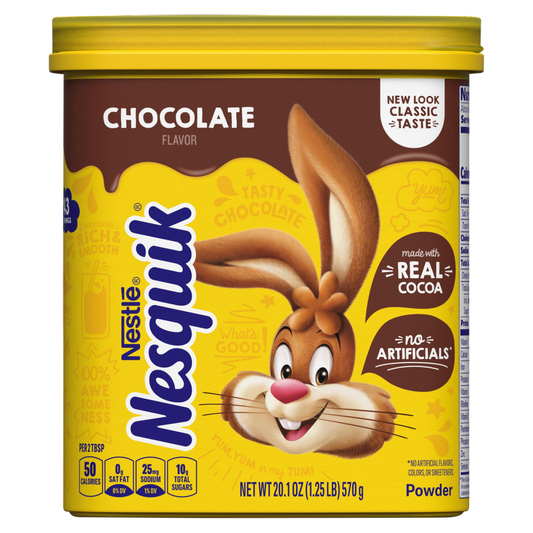 NESQUIK Chocolate Flavor Powder 20.1 oz Canister
