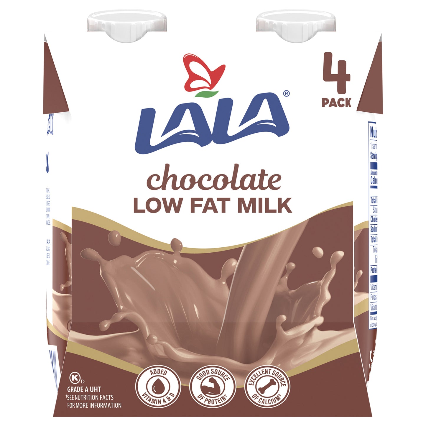 Lala Low Fat Chocolate Milk 4 ea