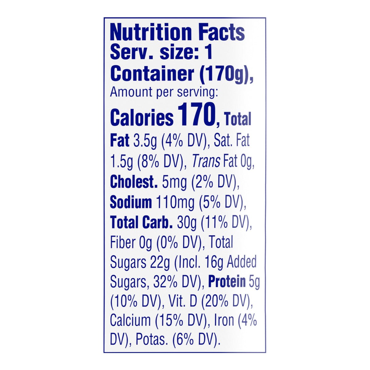 YoCrunch Vanilla Low Fat Yogurt with OREO(R) Cookie Pieces, 6 OZ Yogurt Cup