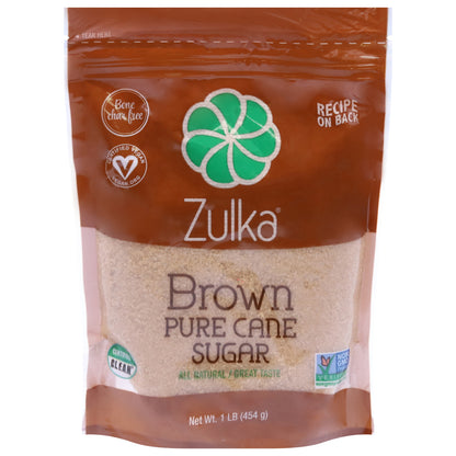 Zulka Pure Cane Brown Sugar 1 lb