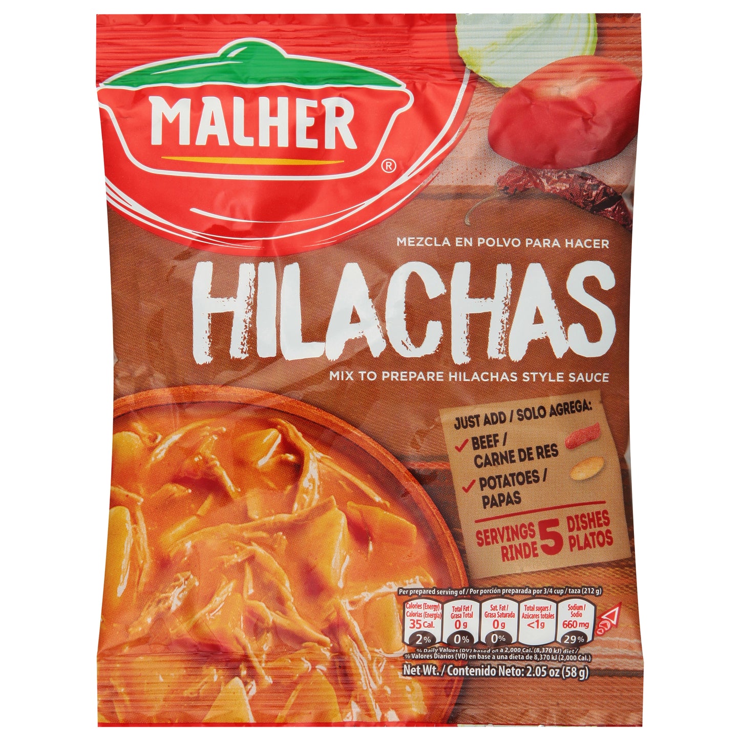 Malher Hilachas 2.05 oz