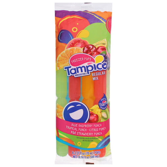 Paletas heladas Tampico Regular Mix 8 - 2.37 onzas líquidas