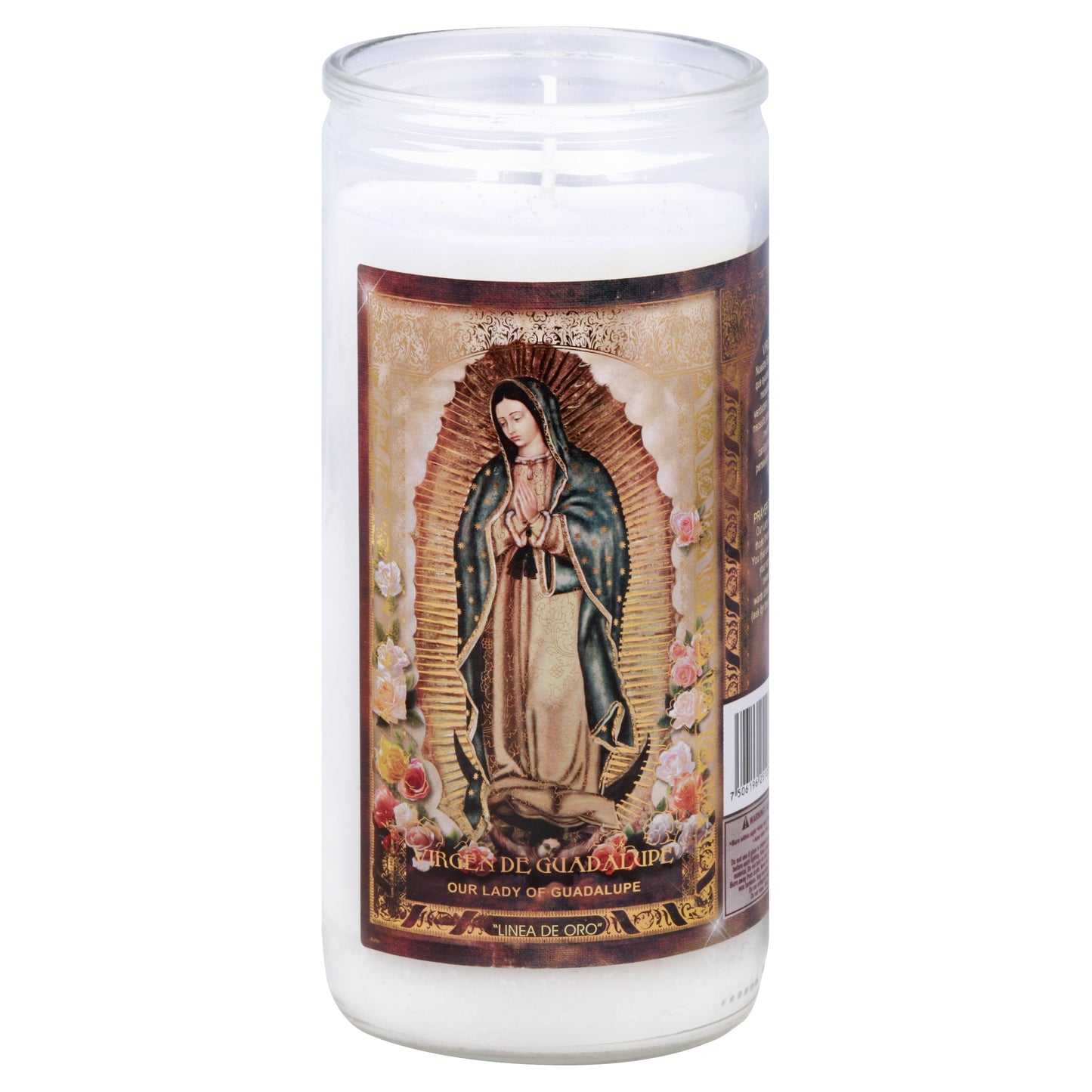 Veladoras Misticas Candle 1 ea - OUR LADY OF GUADALUPE