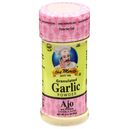 Chef Merito Granulated Garlic Powder 2.12 oz
