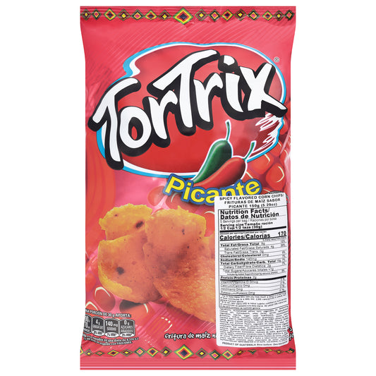 Tortrix Spicy Flavored Corn Chips 5.29 oz