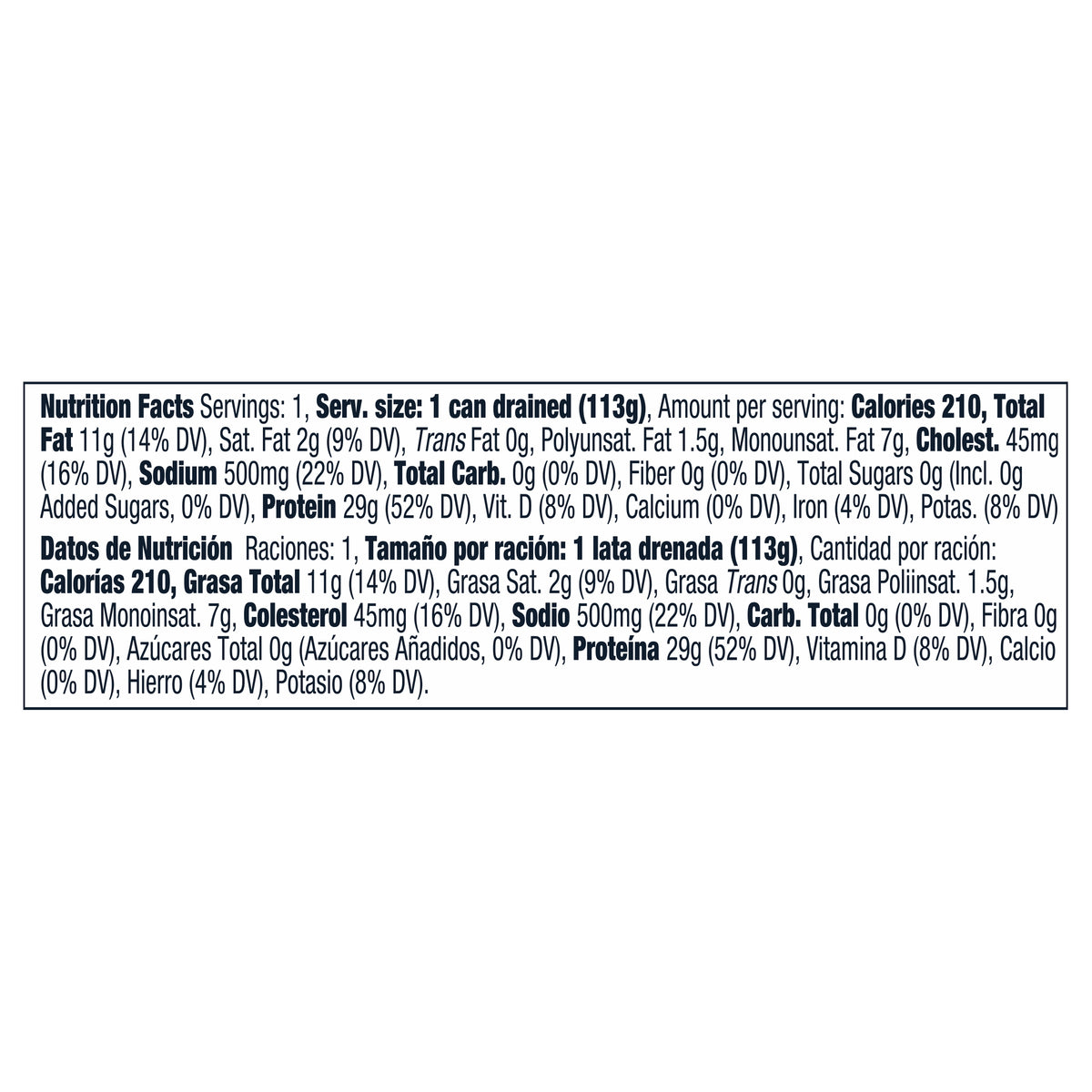 Van Camp's Seafood Solid Light Yellowfin Tuna in Olive Oil 5 oz