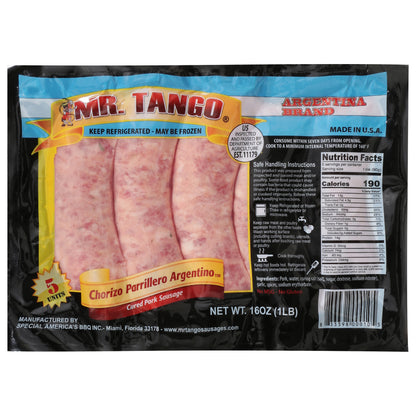 Mr. Tango Cured Pork Sausage 16 oz