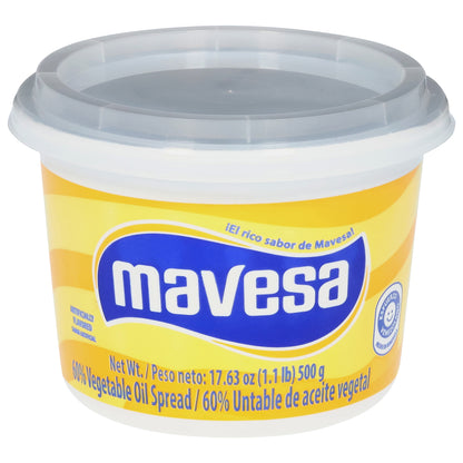Margarina Mavesa con 60% de aceite vegetal, 500 g