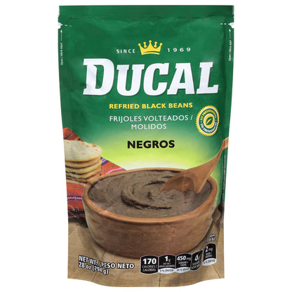 Ducal Refried Black Beans 28 oz
