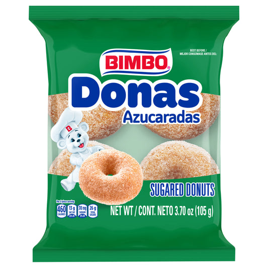 Bimbo Donas Azucaradas Donas azucaradas, 4 unidades, 3.7 oz