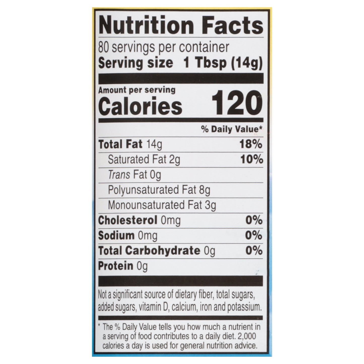Aceite vegetal puro Crisco, 40 onzas líquidas
