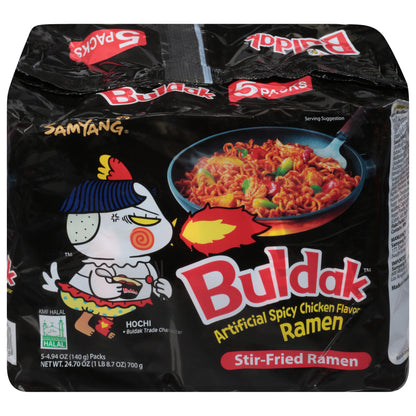 Samyang Buldak Spicy Chicken Flavor Ramen 5 - 4.94 oz Packs