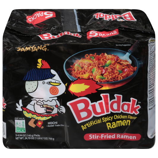 Samyang Buldak Spicy Chicken Flavor Ramen 5 - 4.94 oz Packs