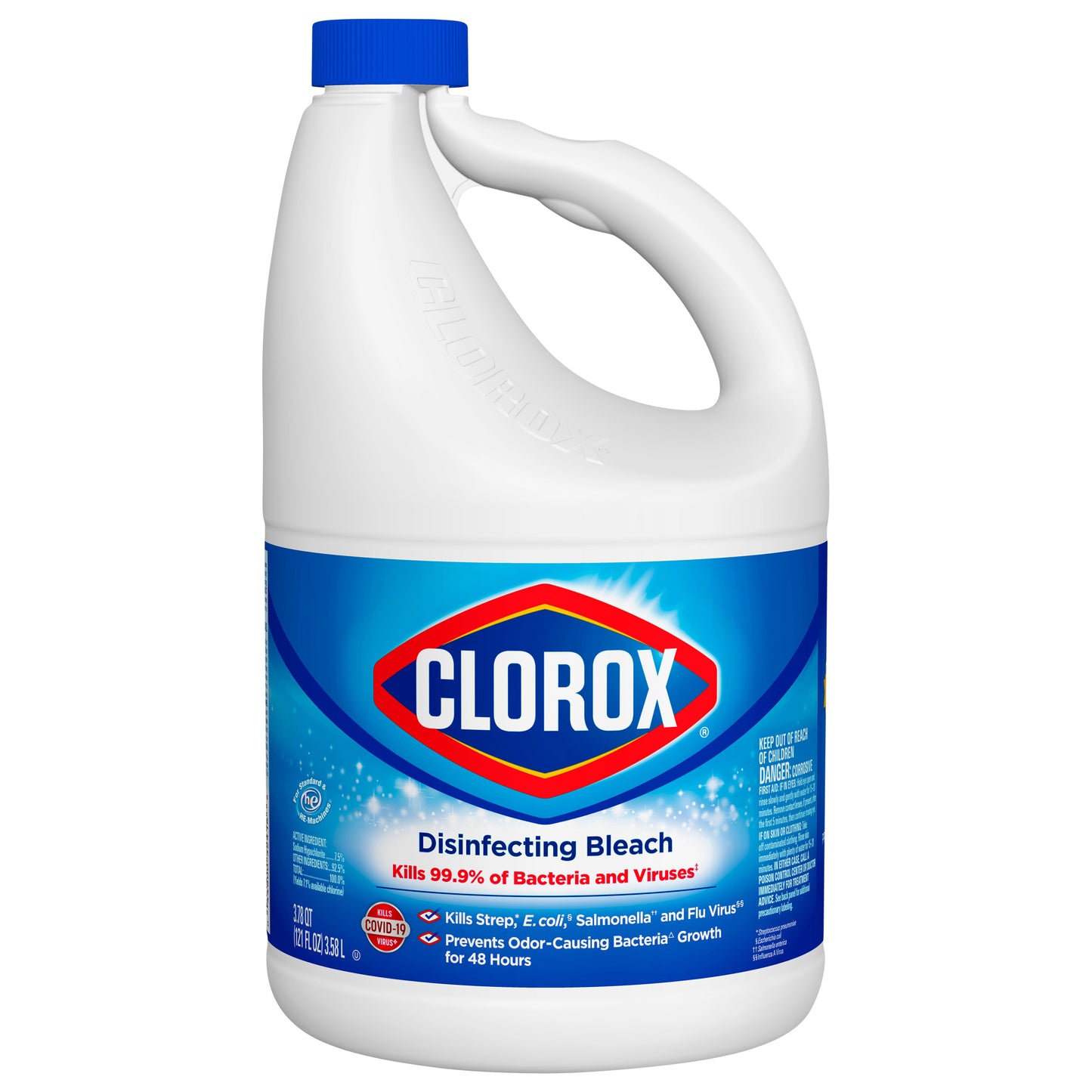 Clorox Disinfecting Bleach, Regular(Concentrated Formula) - 121 Ounce Bottle
