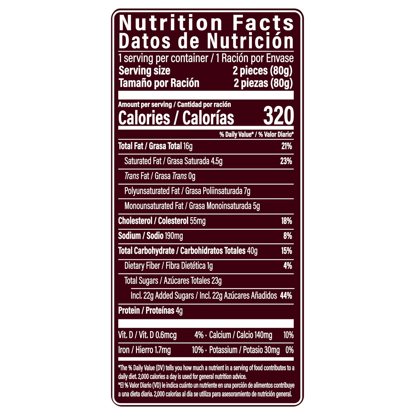 Bimbo Mantechox Hershey's (Individual) Muffins, 2 count, 2.82 oz