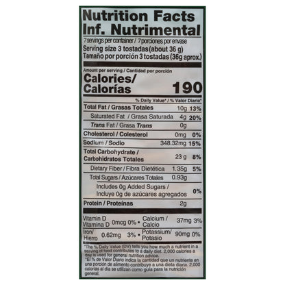 Charras Jalapeno Corn Tostadas 8.8 oz