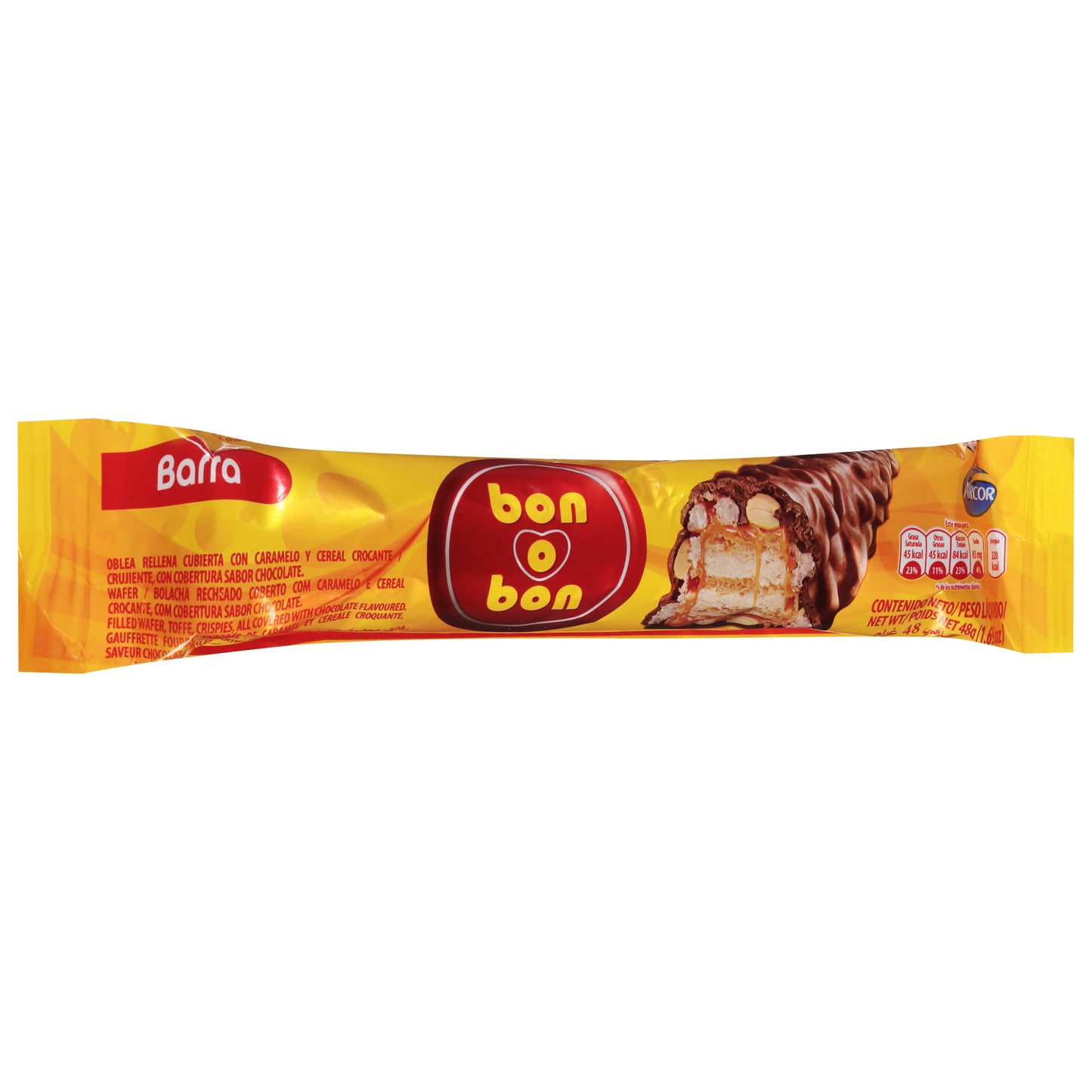 Arcor Bon o Bon Chocolate Wafer 1.69 oz