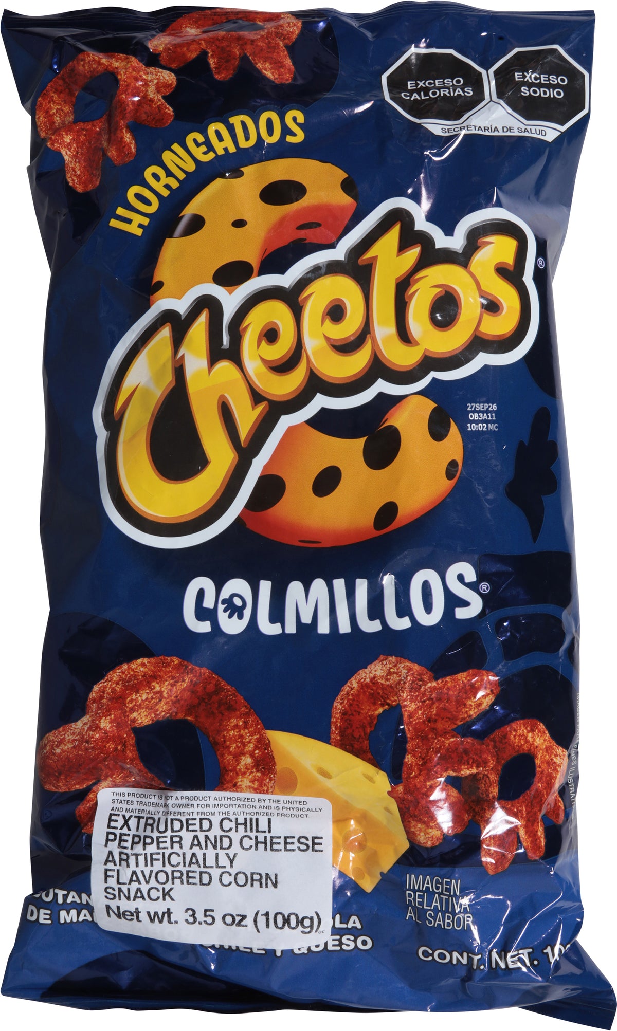 Cheetos Chili Pepper and Cheese Corn Snack 3.5 oz