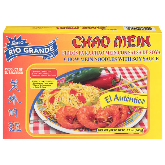 Rio Grande Foods Chow Mein Noodles with Soy Sauce 12 oz