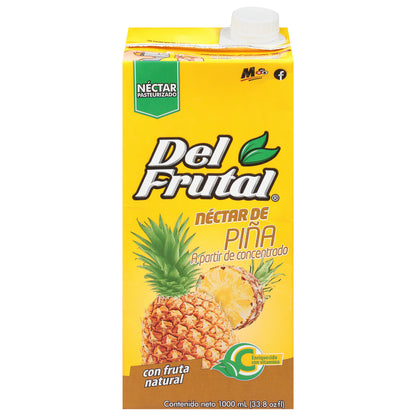 Del Frutal Jugo de Néctar de Piña 33.8 fl oz