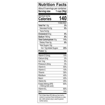 Fruity Pebbles Fruit Flavor Cereal 11 oz